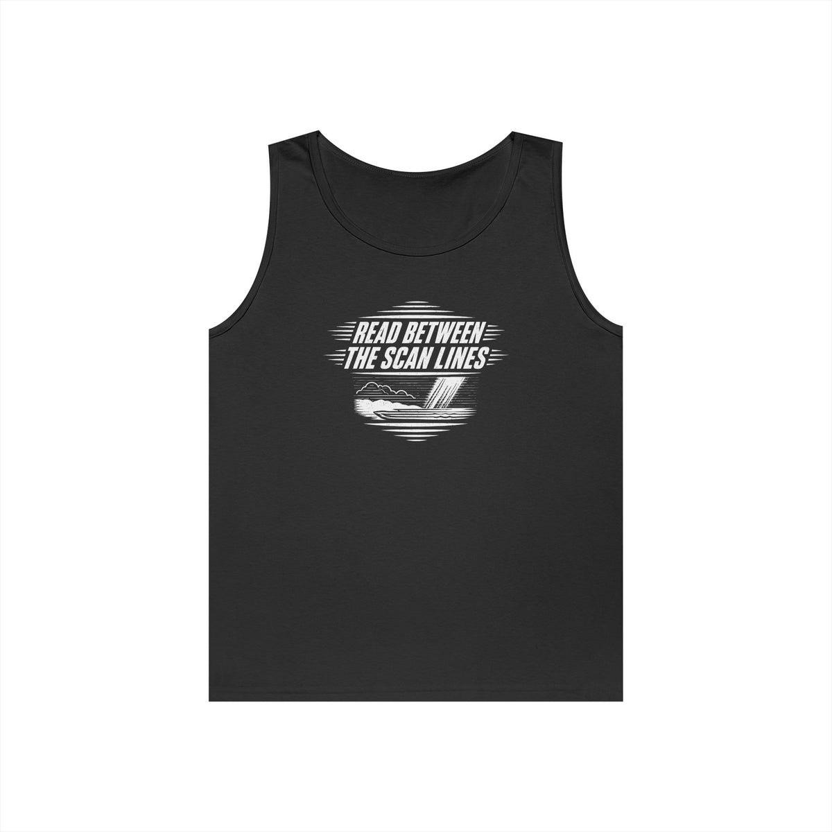 Read Between the Scan Lines Tank Top