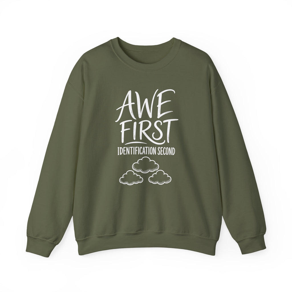 Awe First Identification Second Crewneck