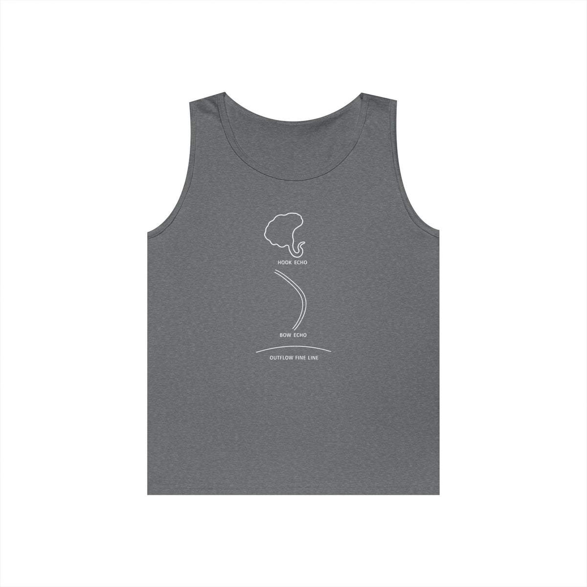 Hook Echo Bow Echo Outflow Fine Line Tank Top