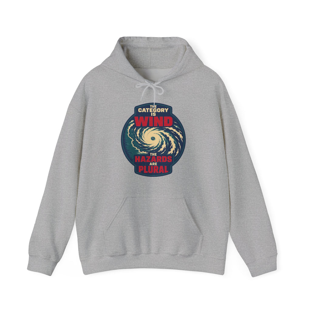 The Category Is Wind the Hazards Are Plural Hoodie