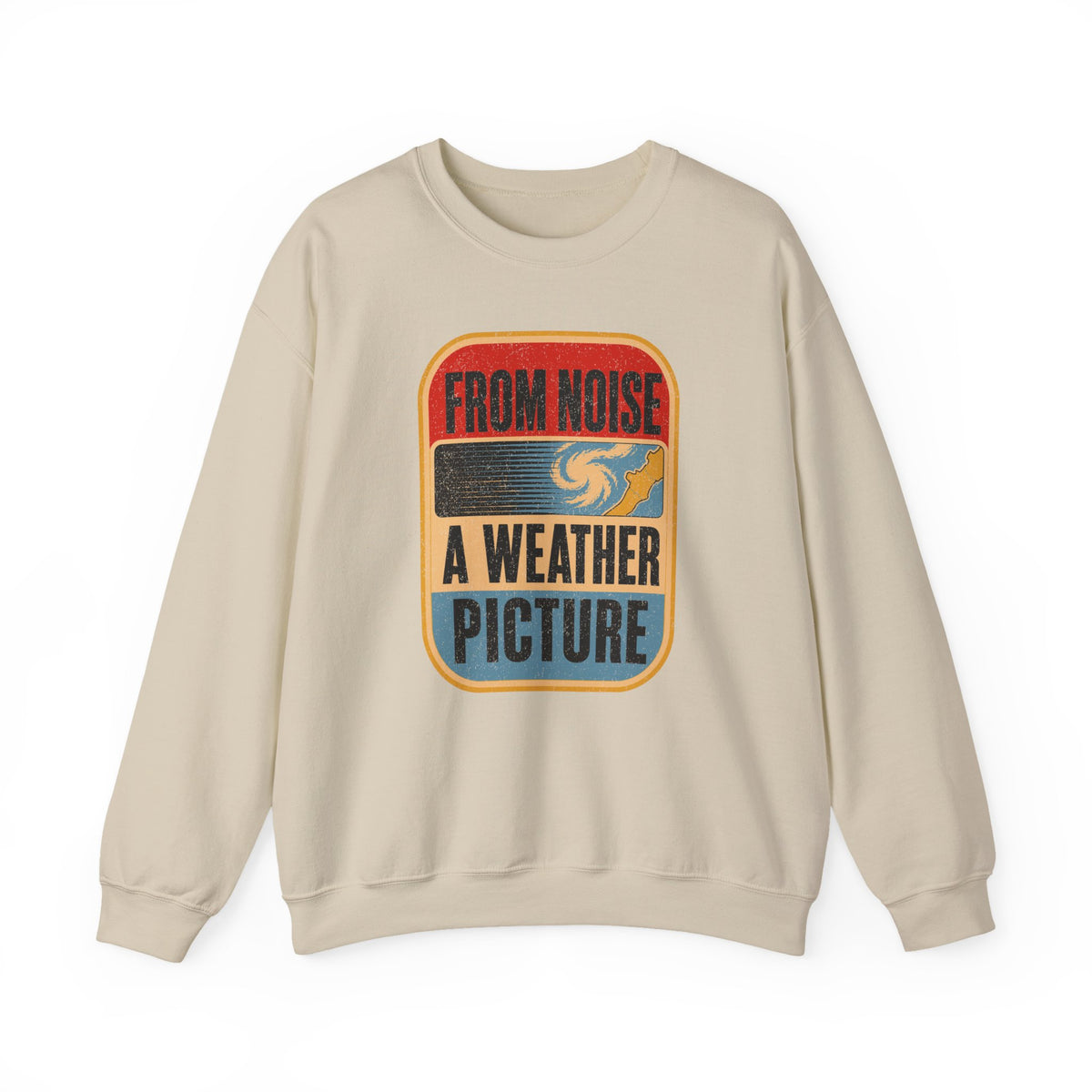 From Noise, a Weather Picture Crewneck