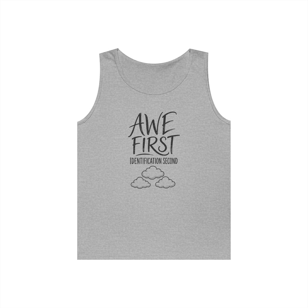 Awe First Identification Second Tank Top