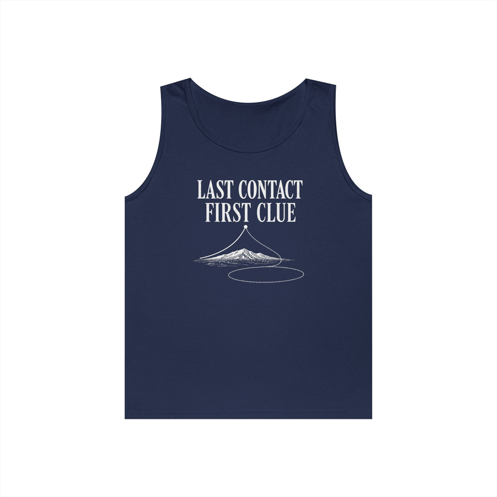 Last Contact, First Clue Tank Top
