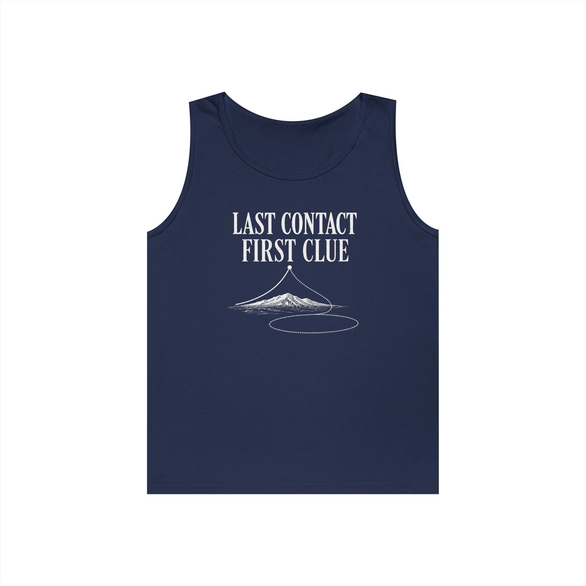 Last Contact, First Clue Tank Top