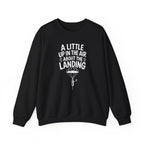 A Little Up in the Air About the Landing Crewneck