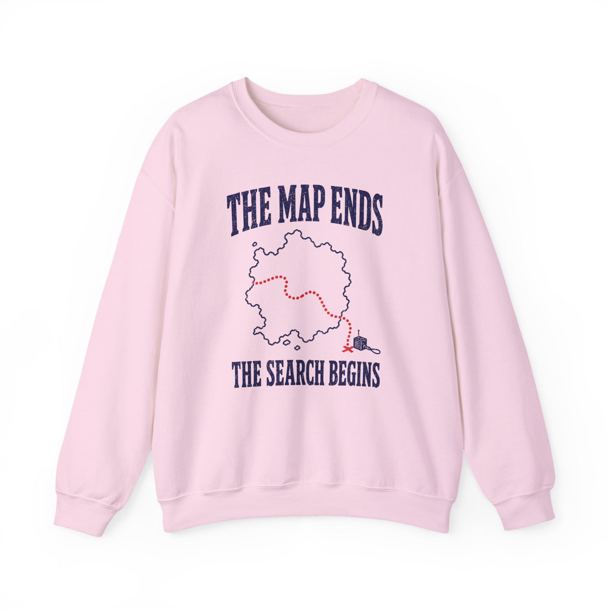 The Map Ends the Search Begins Crewneck