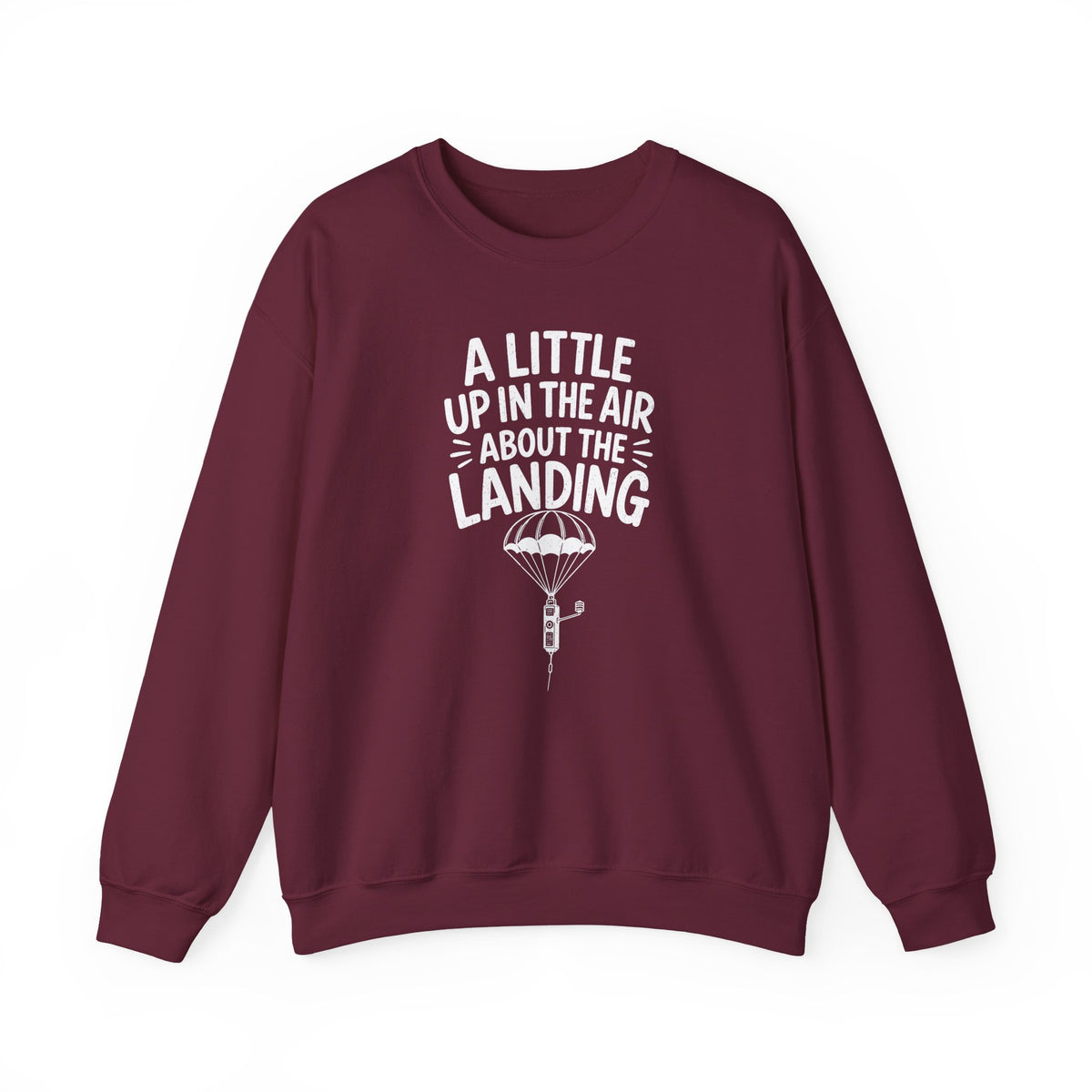 A Little Up in the Air About the Landing Crewneck