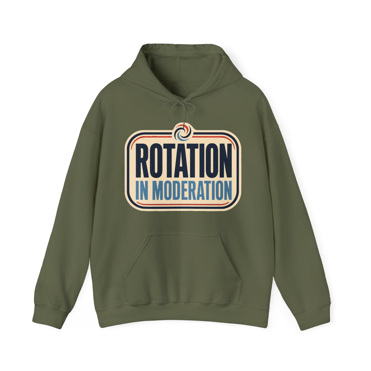 Rotation in Moderation Hoodie