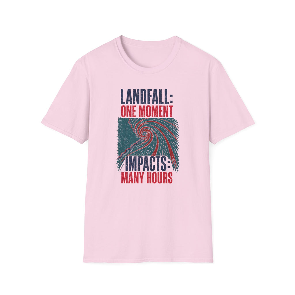 Landfall One Moment Impacts Many Hours T-Shirt