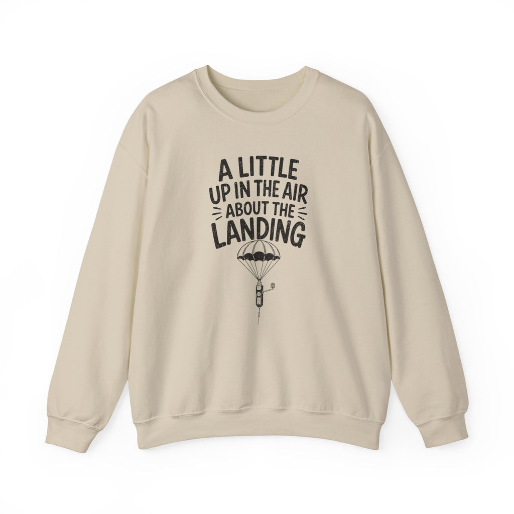 A Little Up in the Air About the Landing Crewneck