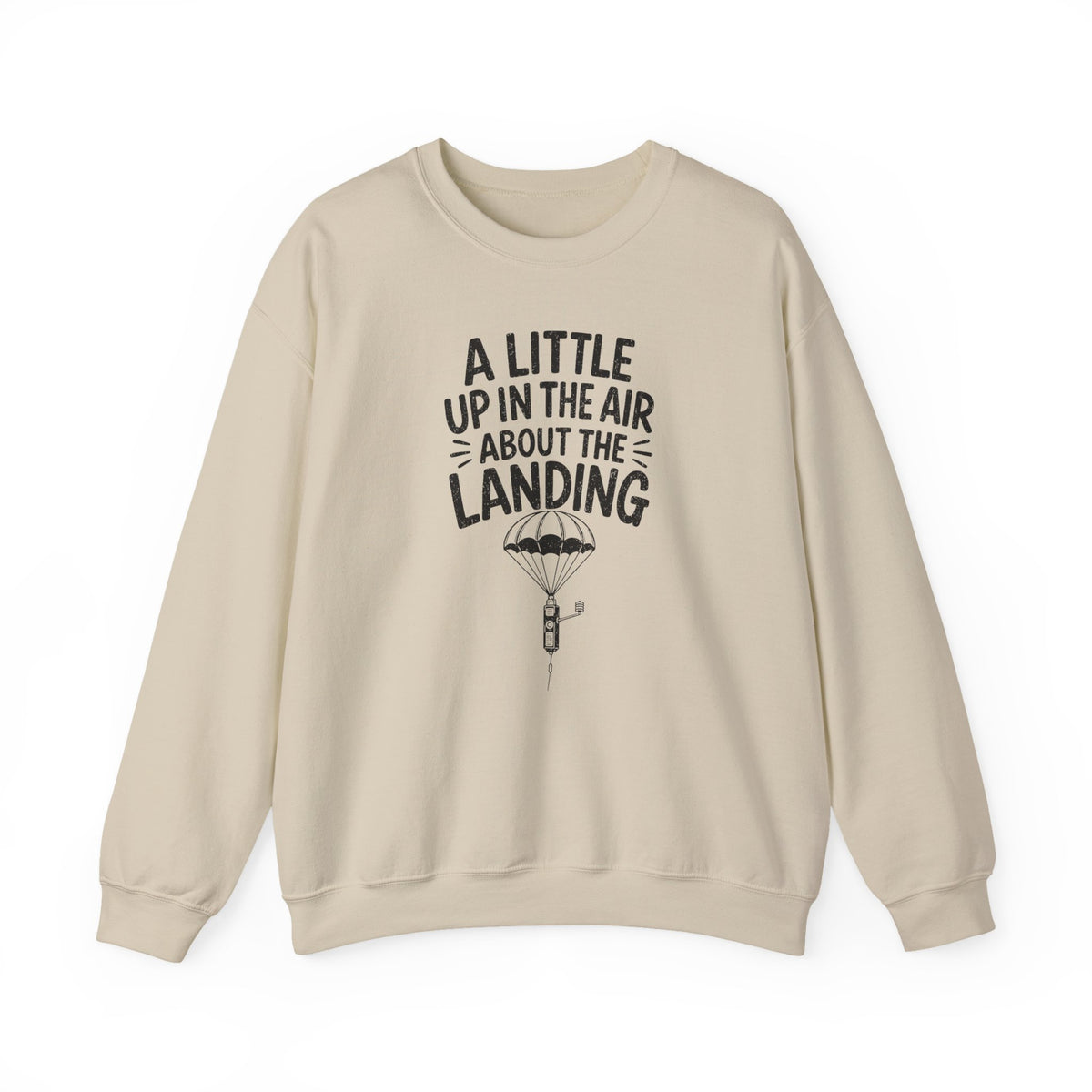 A Little Up in the Air About the Landing Crewneck