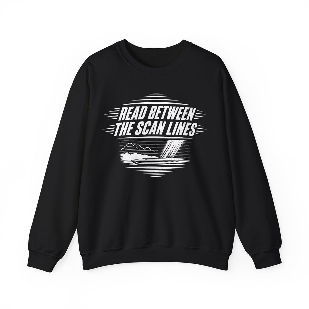 Read Between the Scan Lines Crewneck