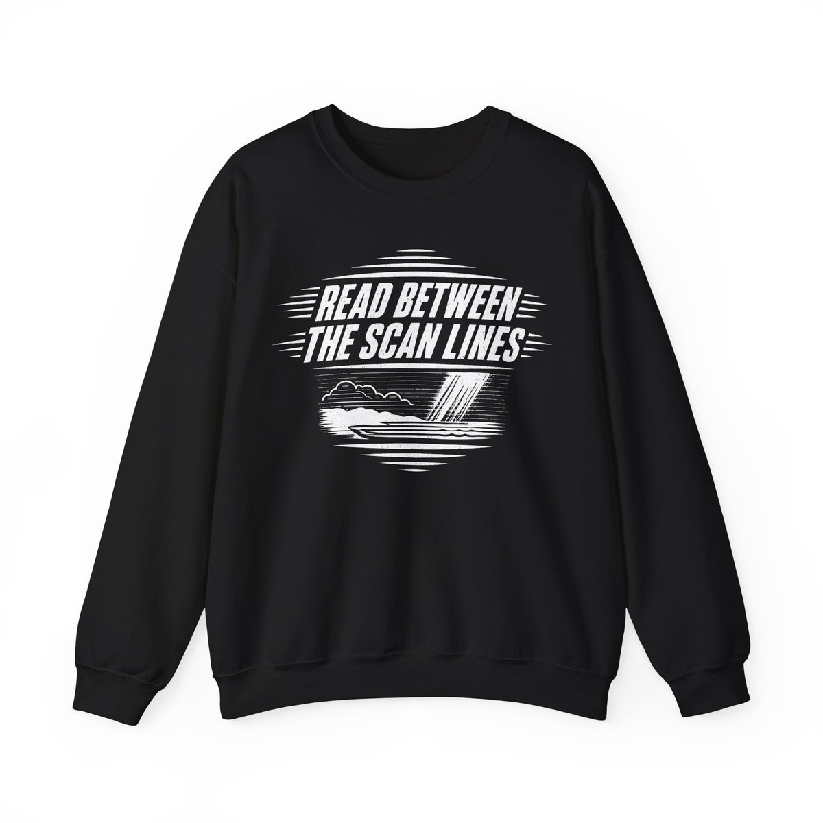 Read Between the Scan Lines Crewneck