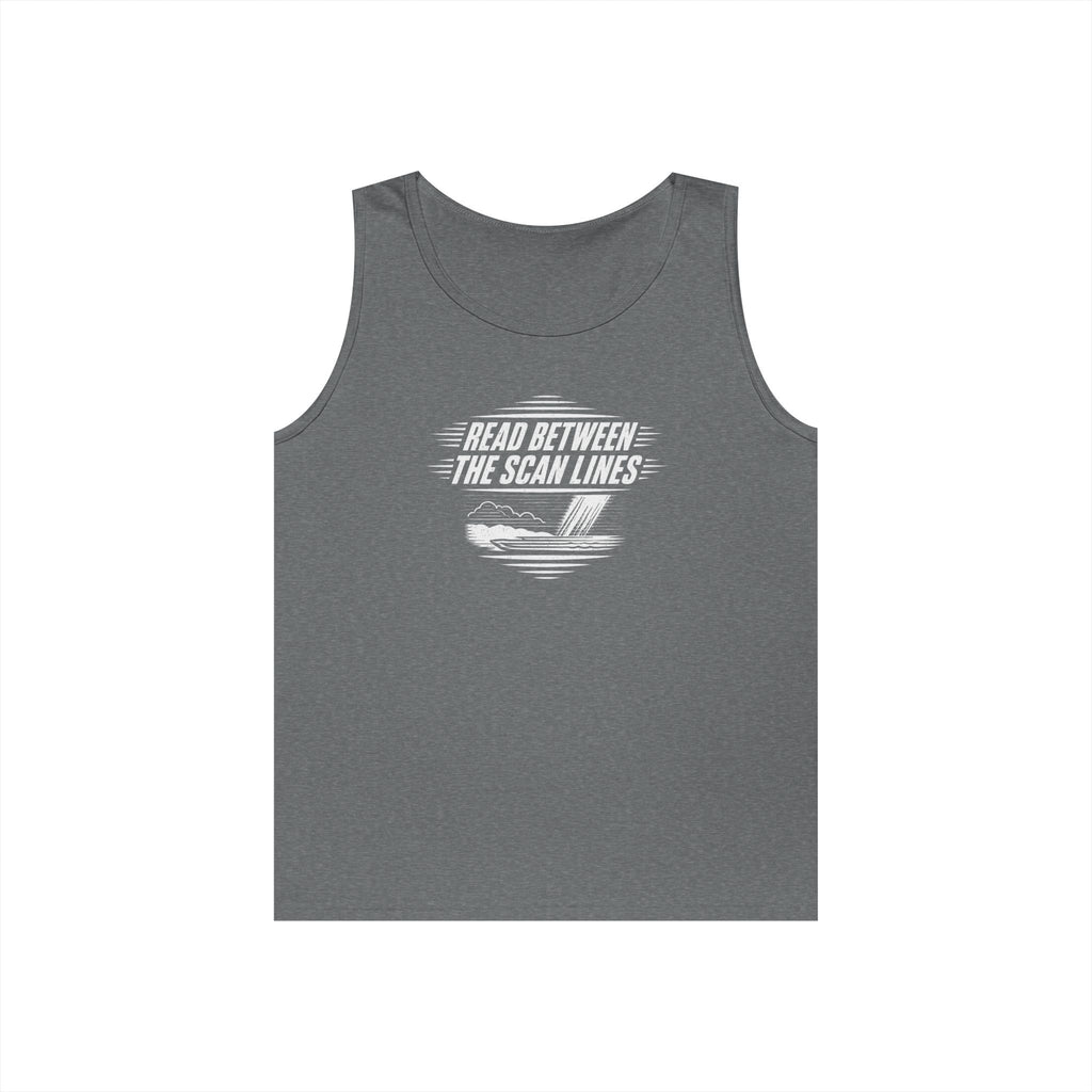 Read Between the Scan Lines Tank Top