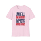Landfall: One Moment Impacts: Many Hours T-Shirt