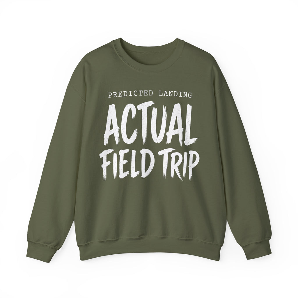 Predicted Landing Actual Field Trip Crewneck
