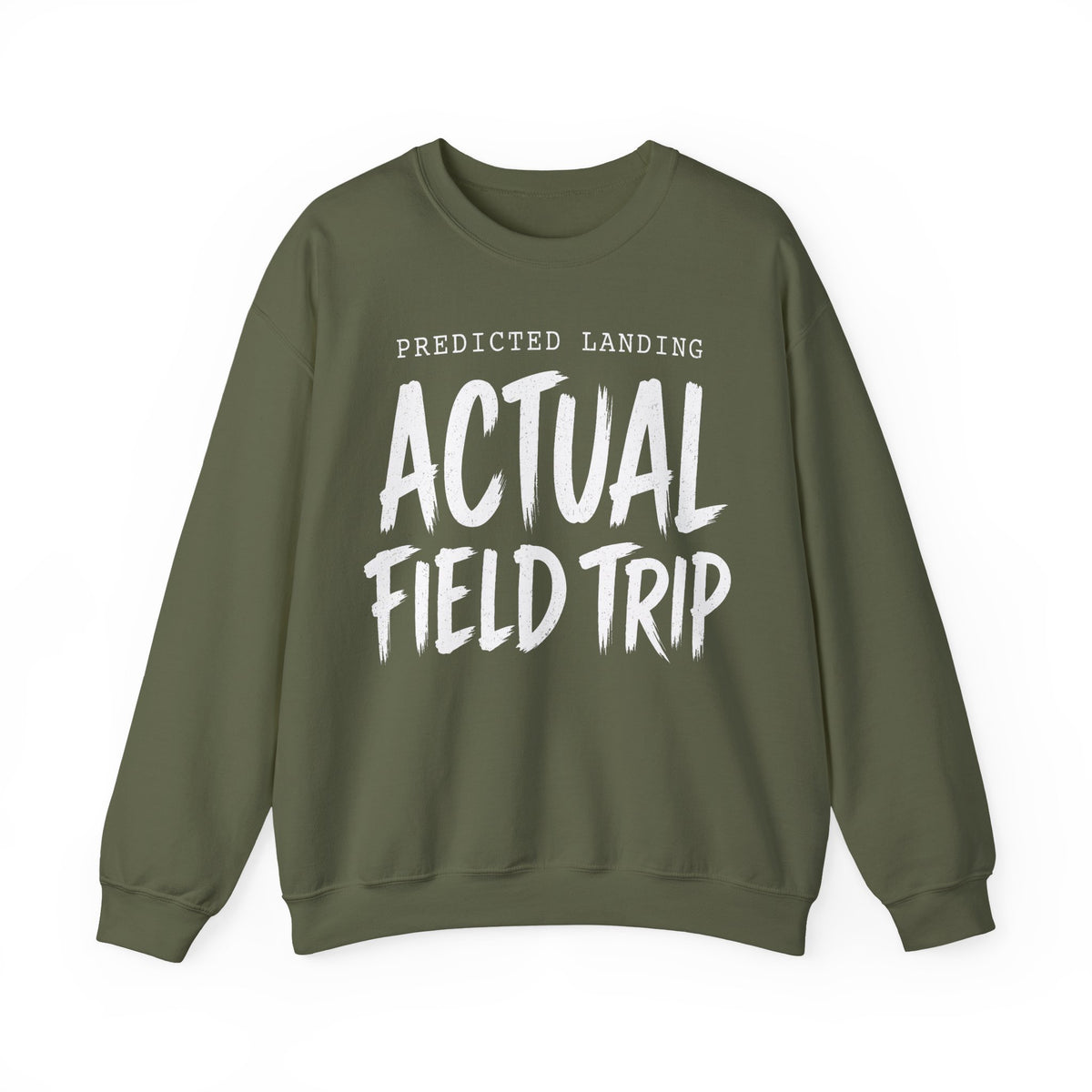 Predicted Landing Actual Field Trip Crewneck