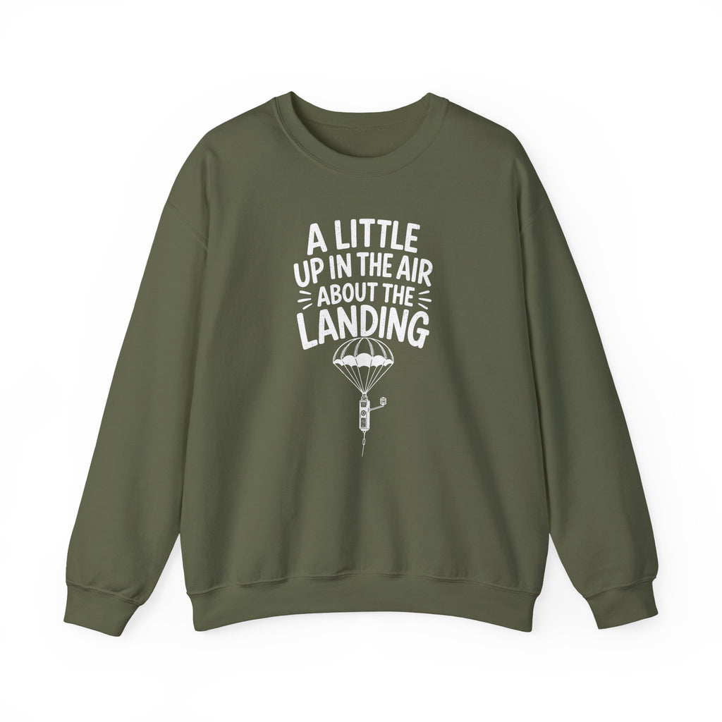 A Little Up in the Air About the Landing Crewneck