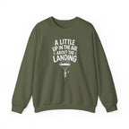 A Little Up in the Air About the Landing Crewneck