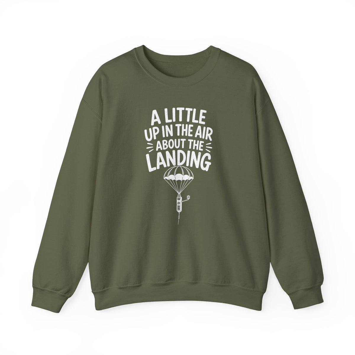 A Little Up in the Air About the Landing Crewneck