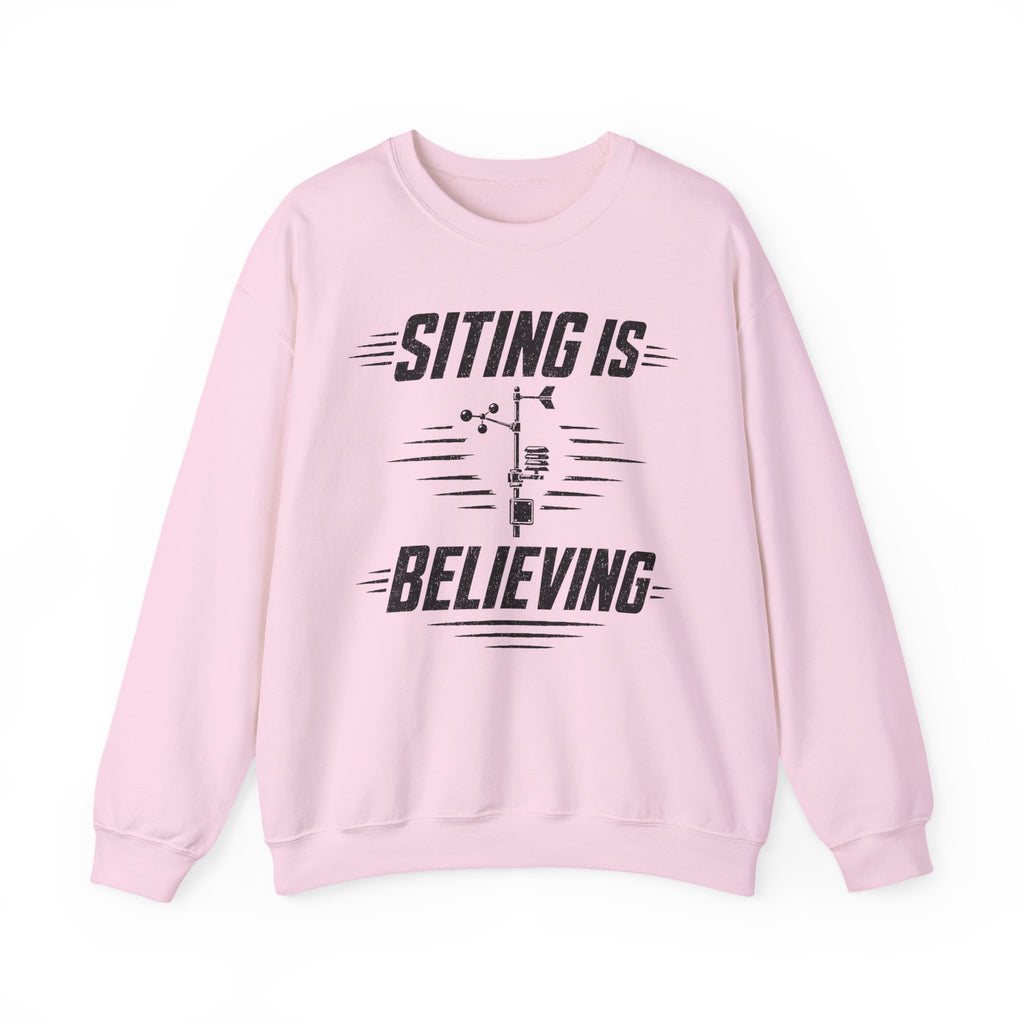Siting Is Believing Crewneck
