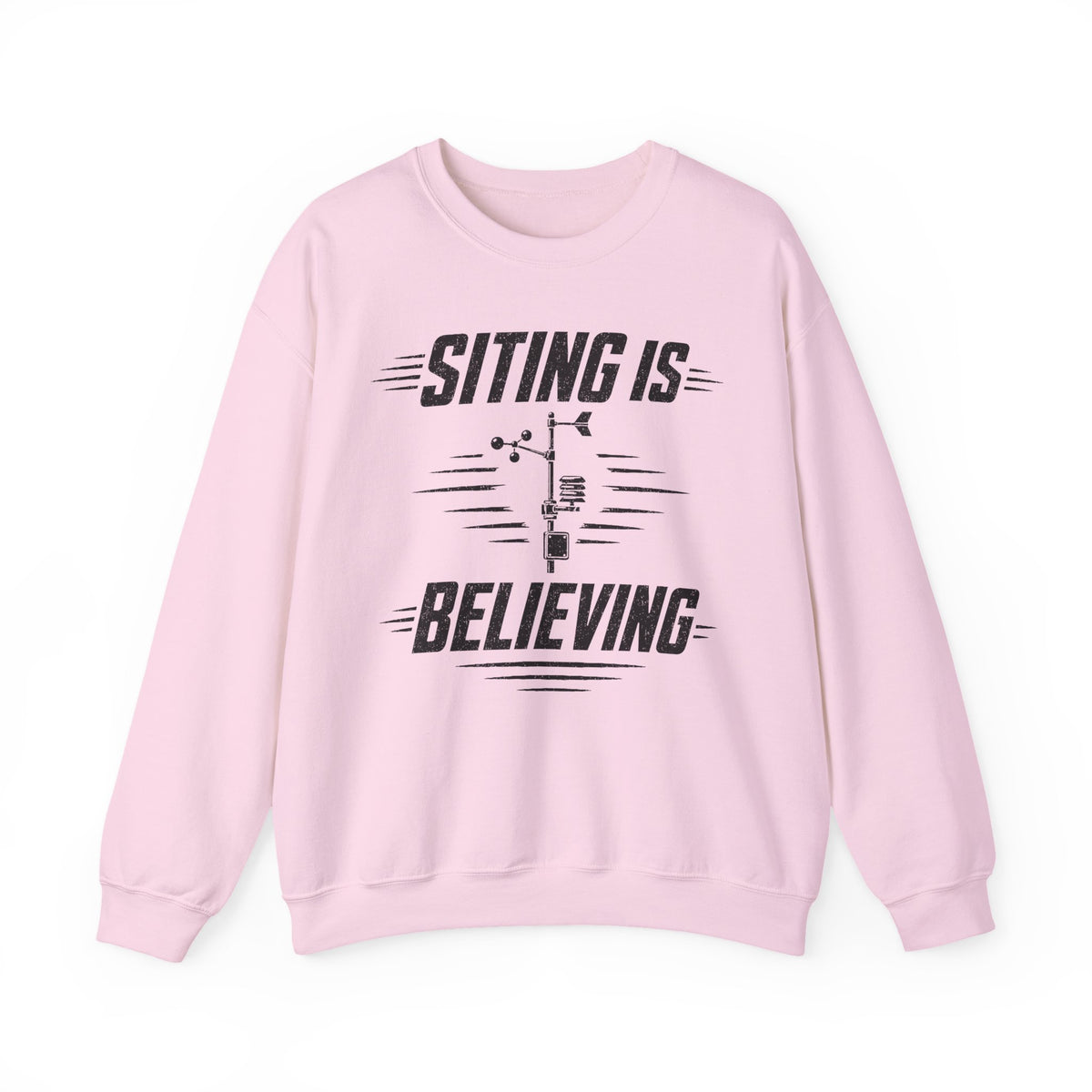 Siting Is Believing Crewneck
