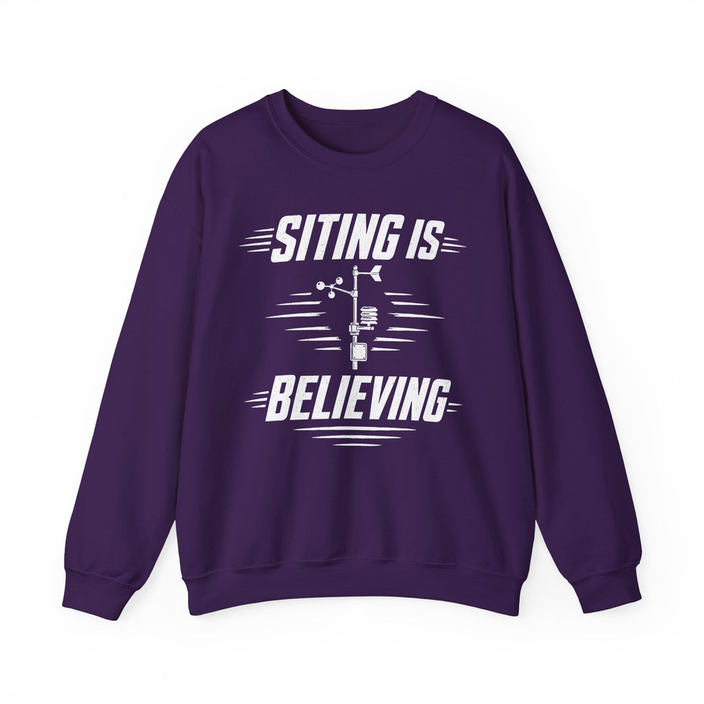 Siting Is Believing Crewneck