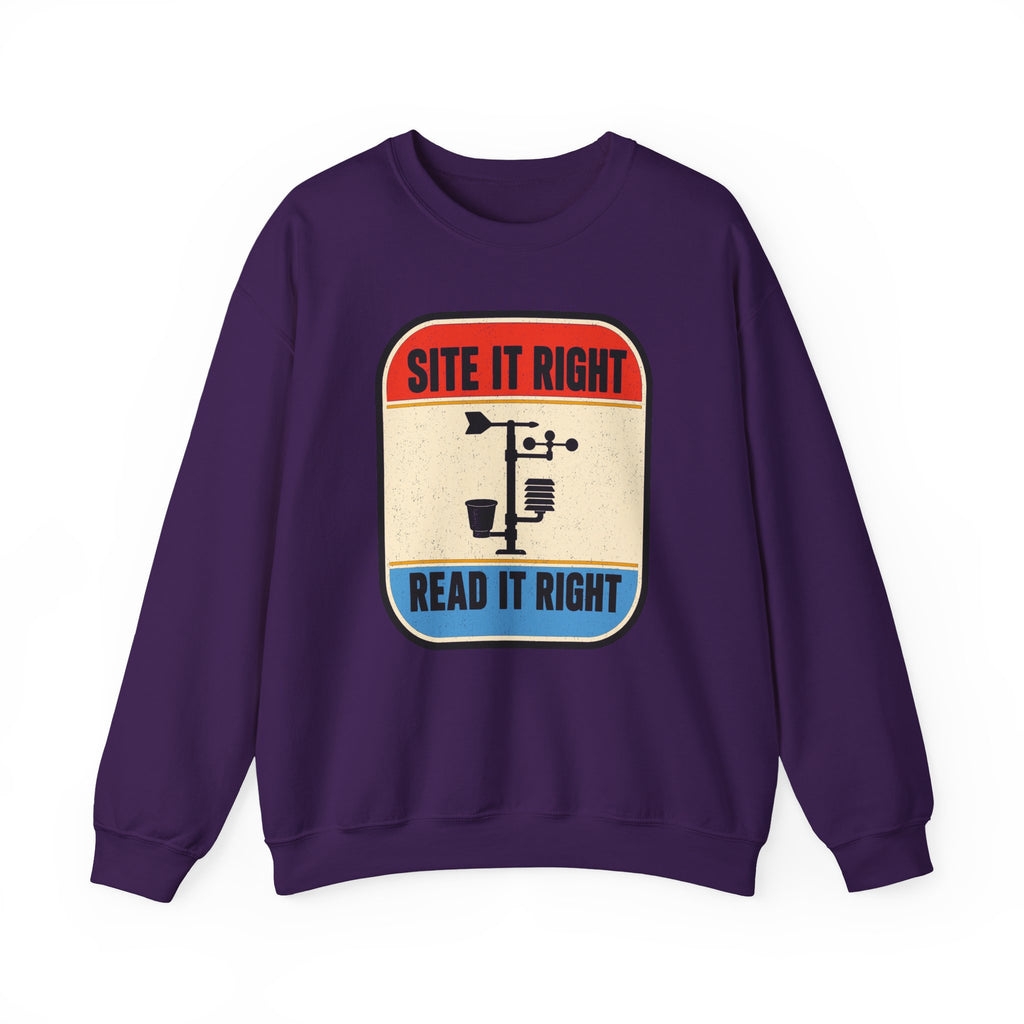 Site It Right Read It Right Crewneck
