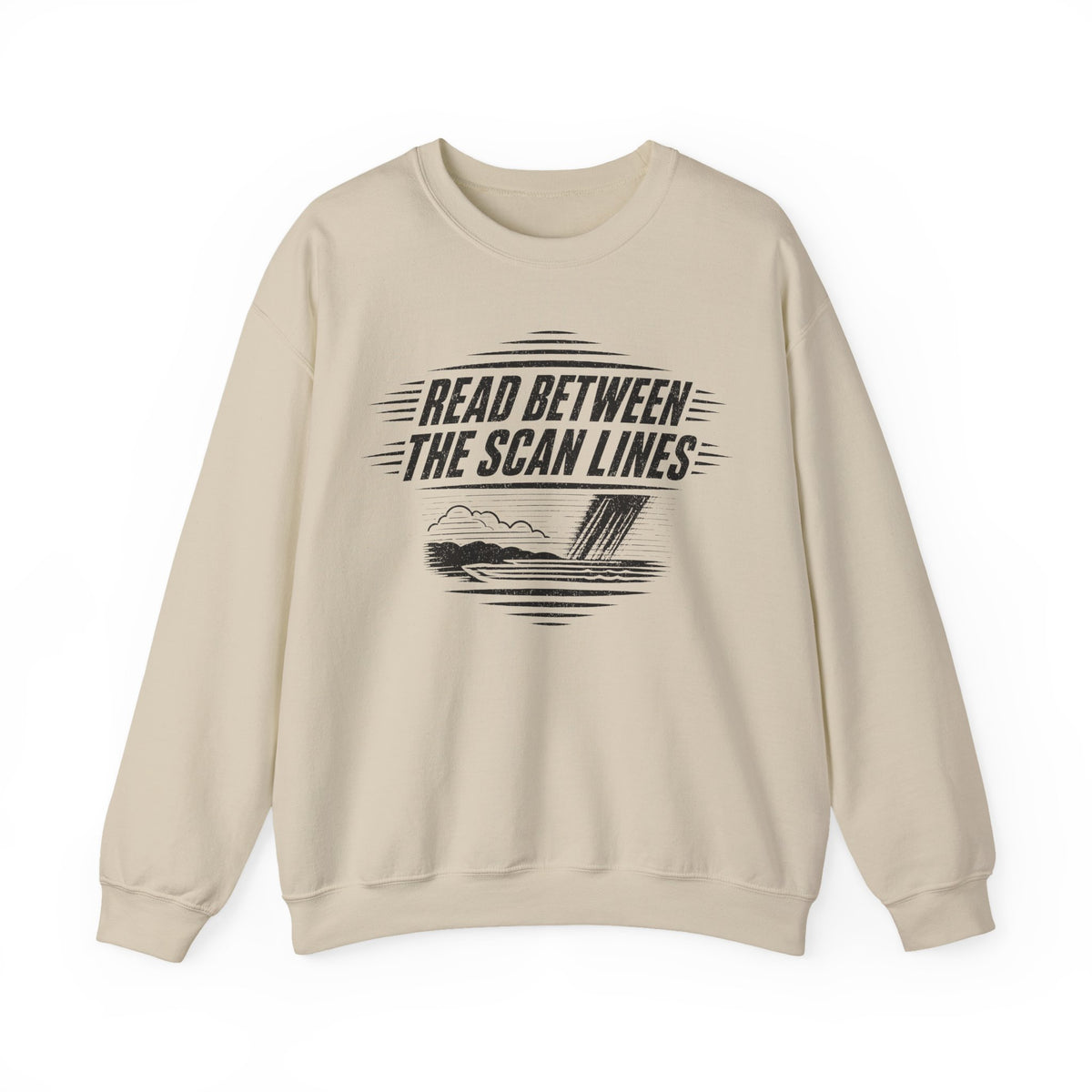 Read Between the Scan Lines Crewneck