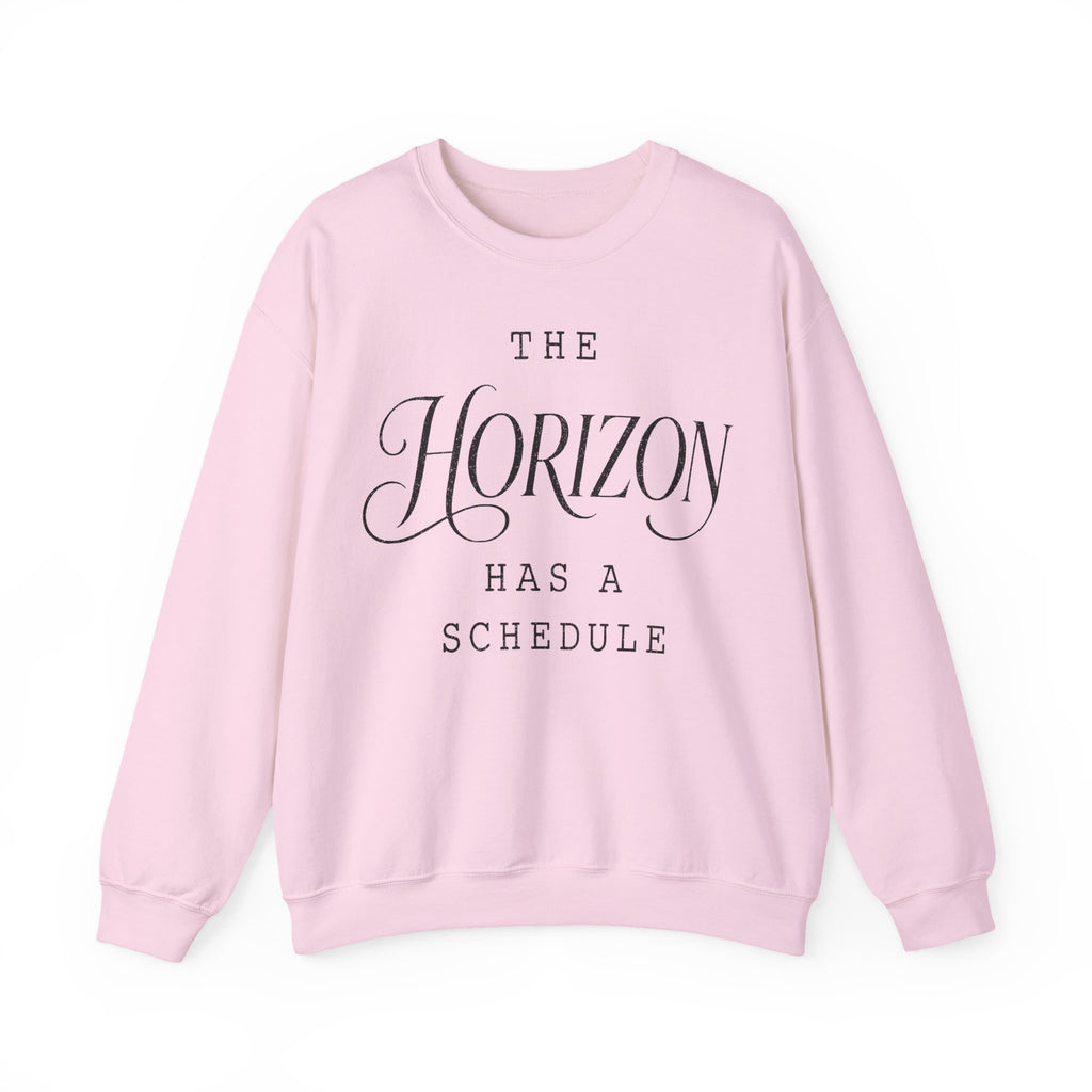 The Horizon Has a Schedule Crewneck
