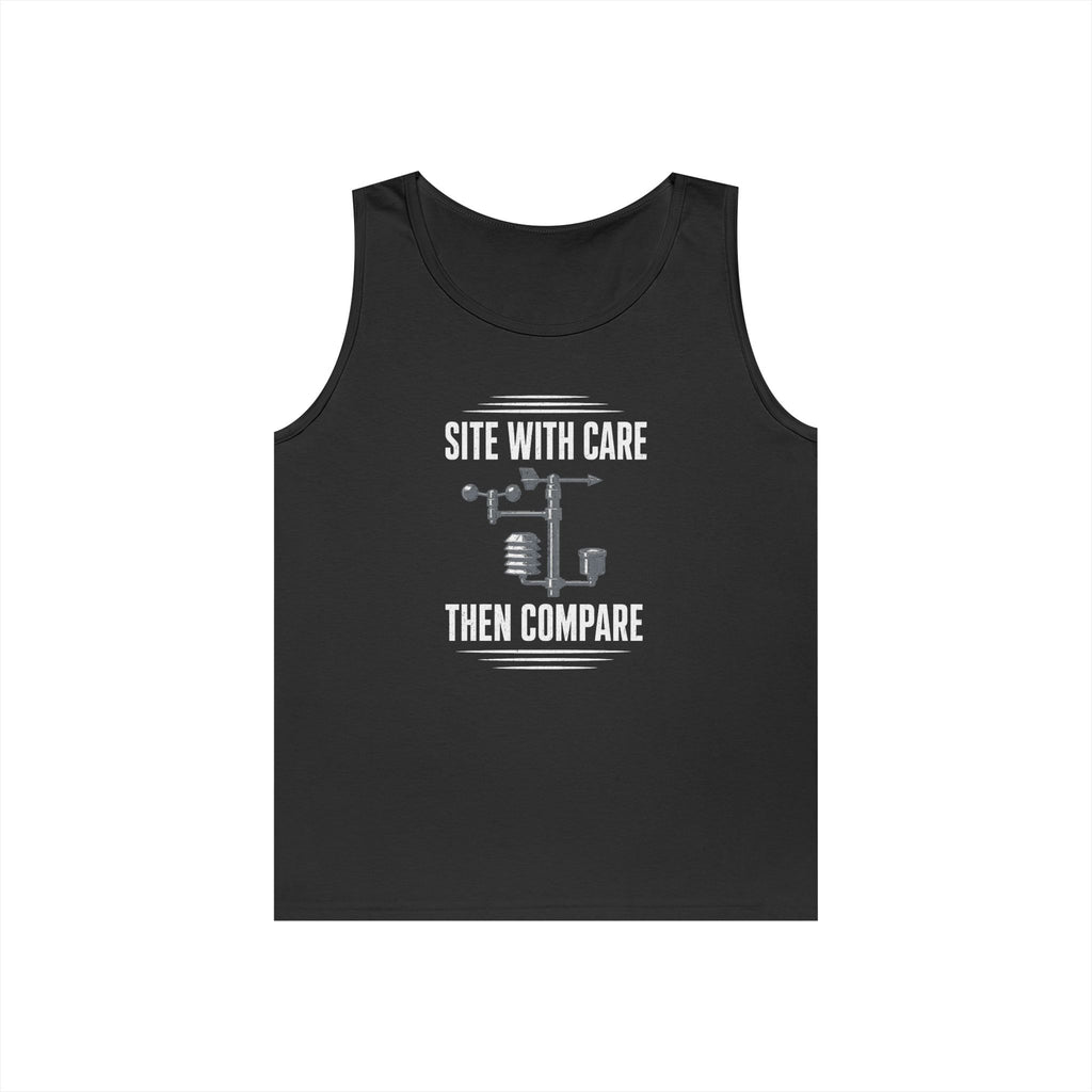 Site with Care Then Compare Tank Top