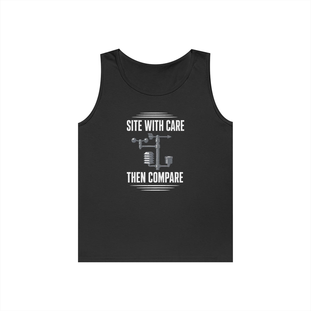 Site with Care Then Compare Tank Top