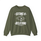 Siting Is Believing Crewneck