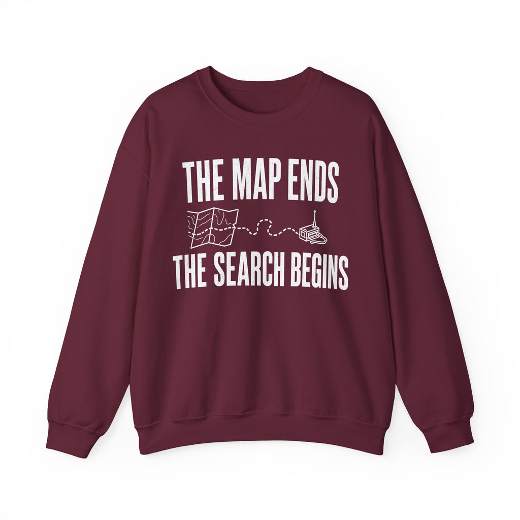 The Map Ends, the Search Begins Crewneck