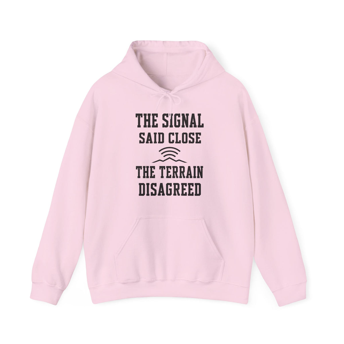 The Signal Said Close the Terrain Disagreed Hoodie