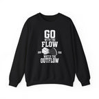 Go with the Flow Watch the Outflow Crewneck