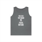 Pore over the Radar Pouring Outside Tank Top