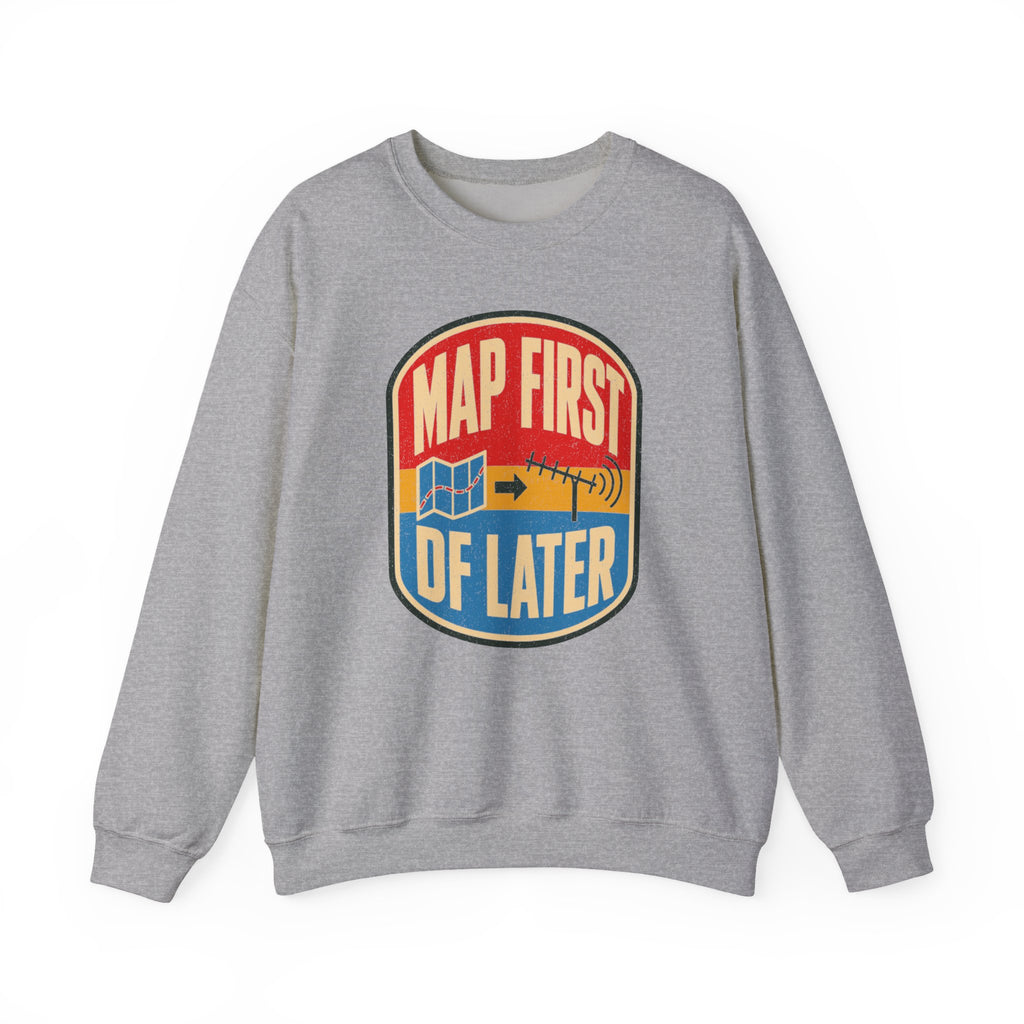 Map First RF Later Crewneck