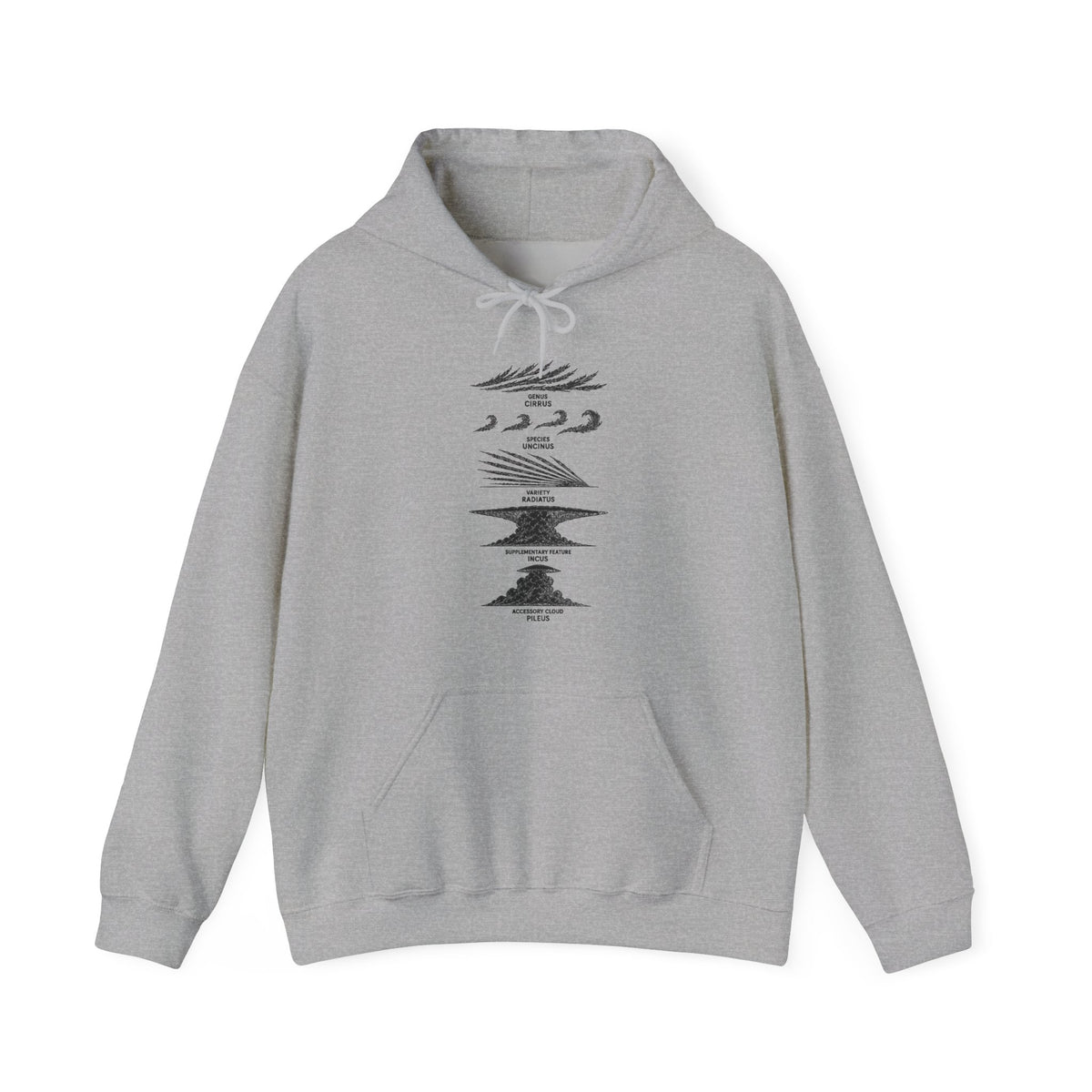 Cloud Description Levels Hoodie