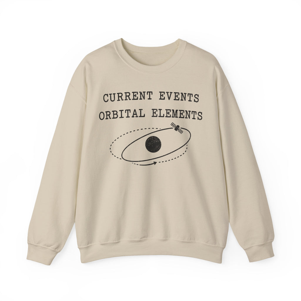Current Events Orbital Elements Crewneck