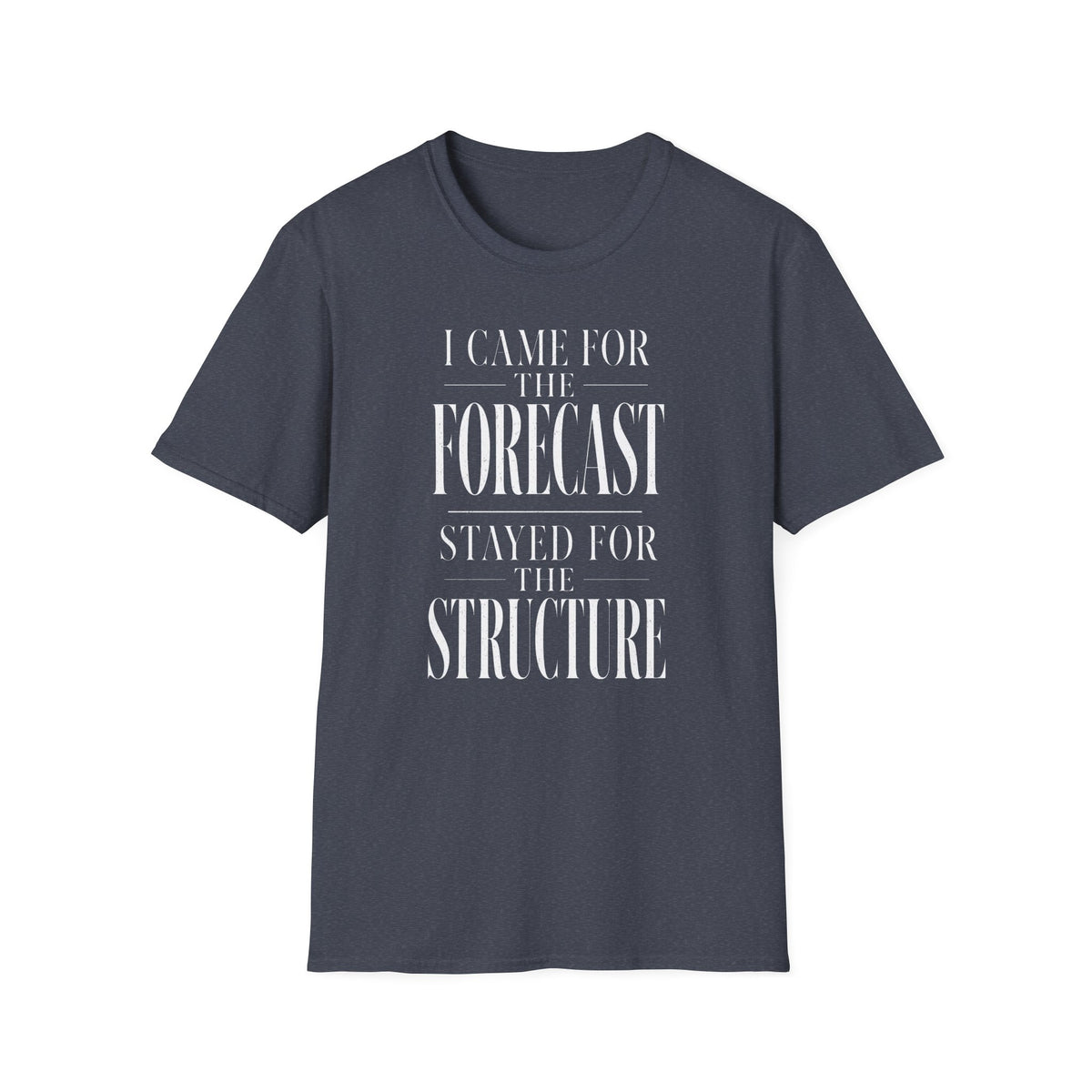 I Came for the Forecast Stayed for the Structure T-Shirt