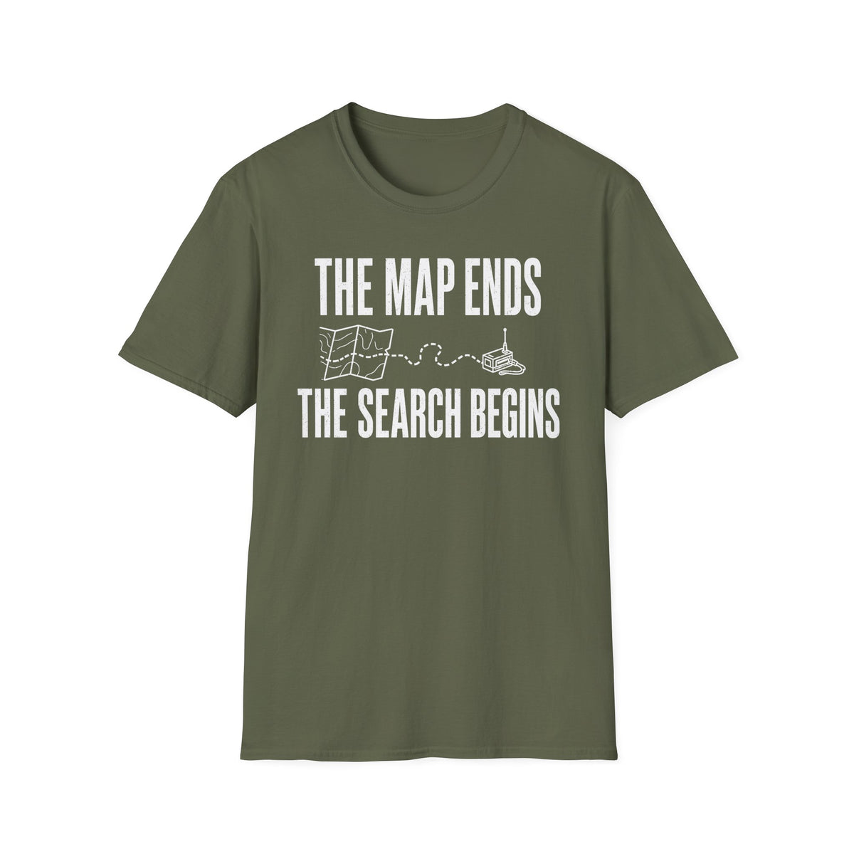 The Map Ends, the Search Begins T-Shirt