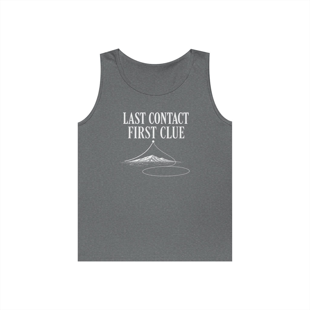 Last Contact, First Clue Tank Top
