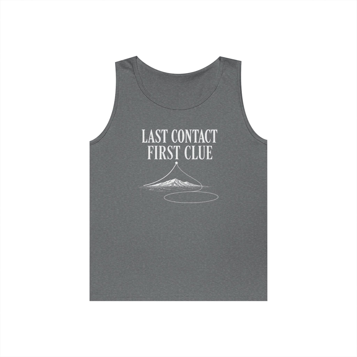 Last Contact, First Clue Tank Top