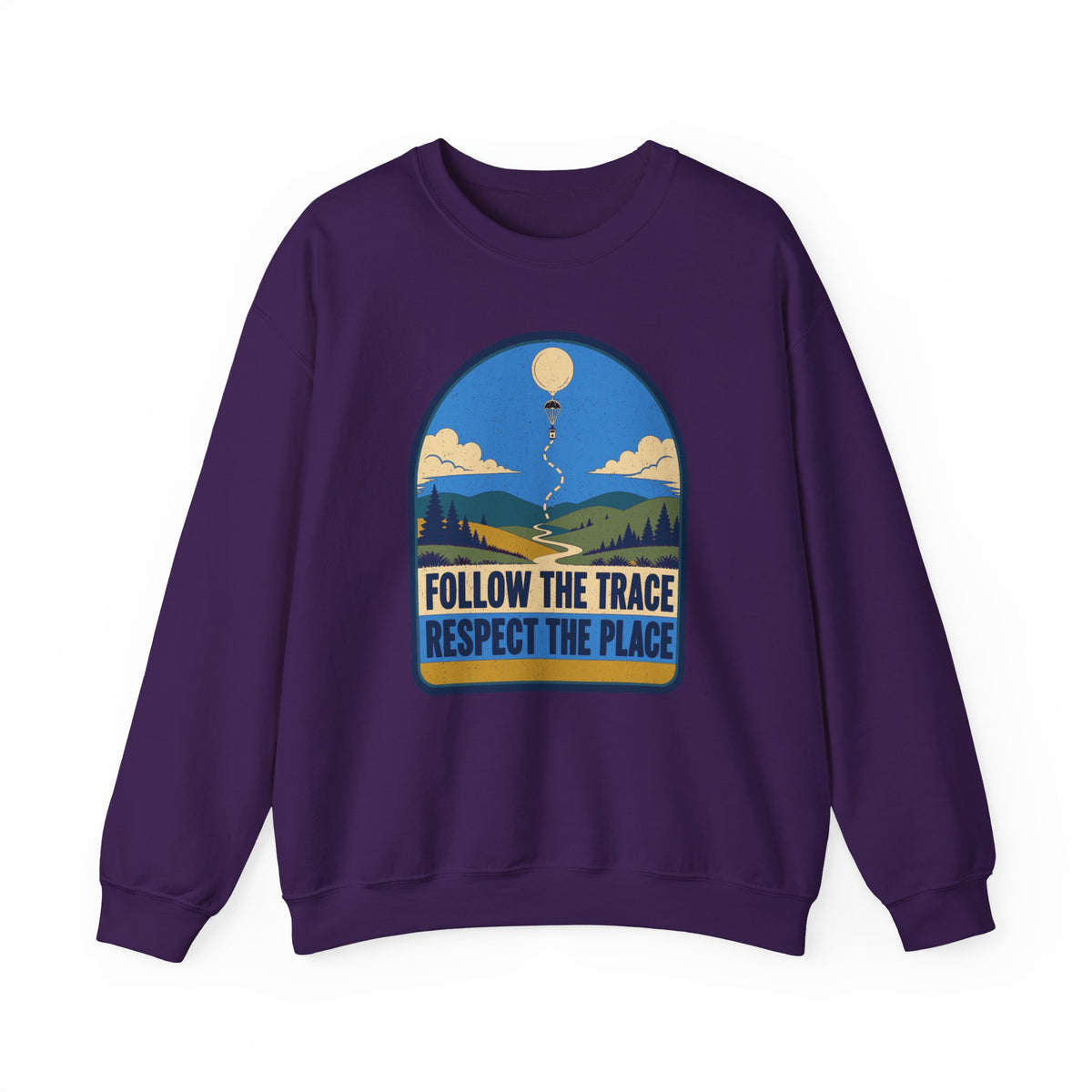 Follow the Trace Respect the Place Crewneck