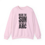 Mark the Sun Then Name the Arc Crewneck