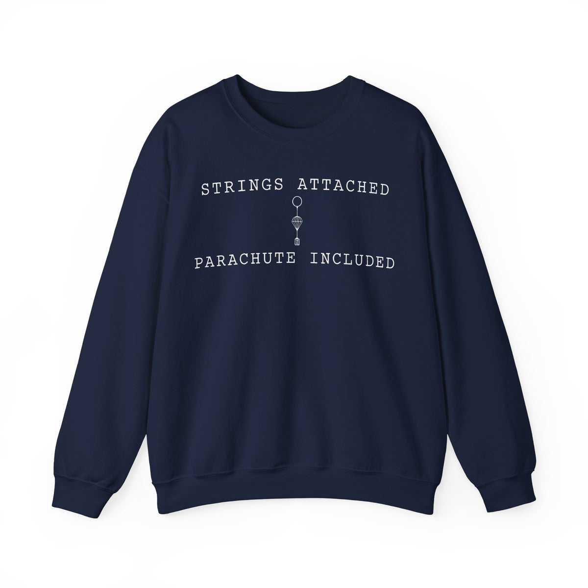 Strings Attached Parachute Included Crewneck