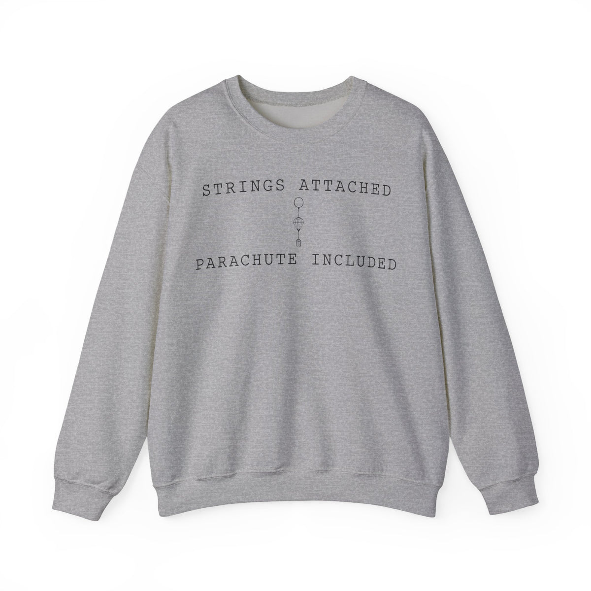 Strings Attached Parachute Included Crewneck