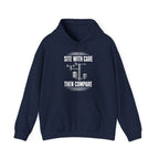 Site with Care Then Compare Hoodie