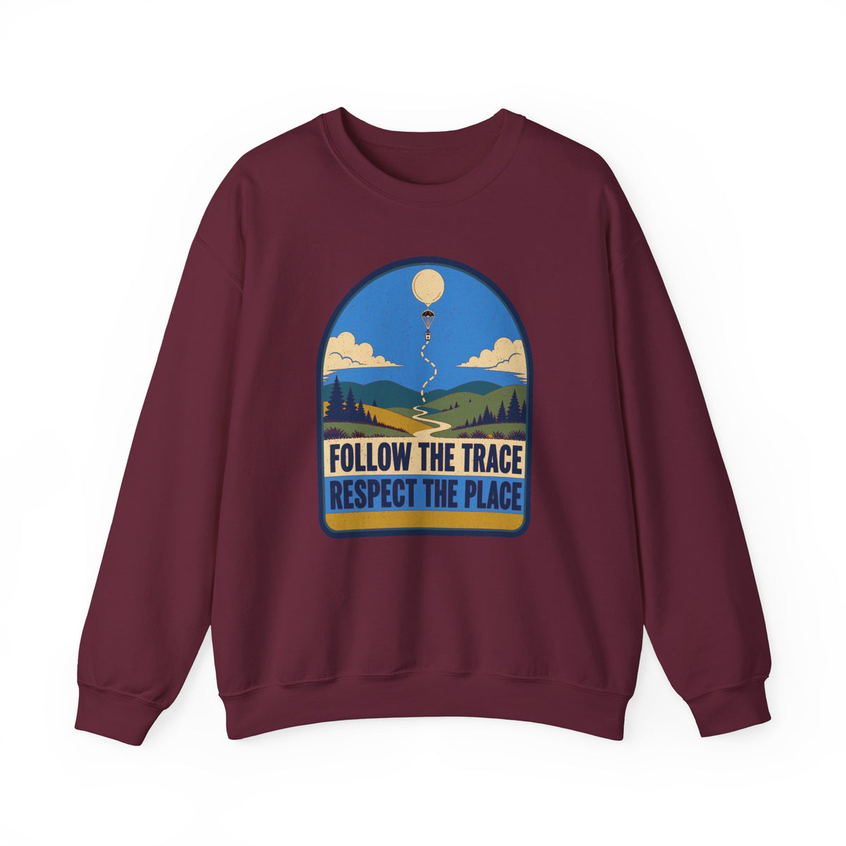 Follow the Trace Respect the Place Crewneck